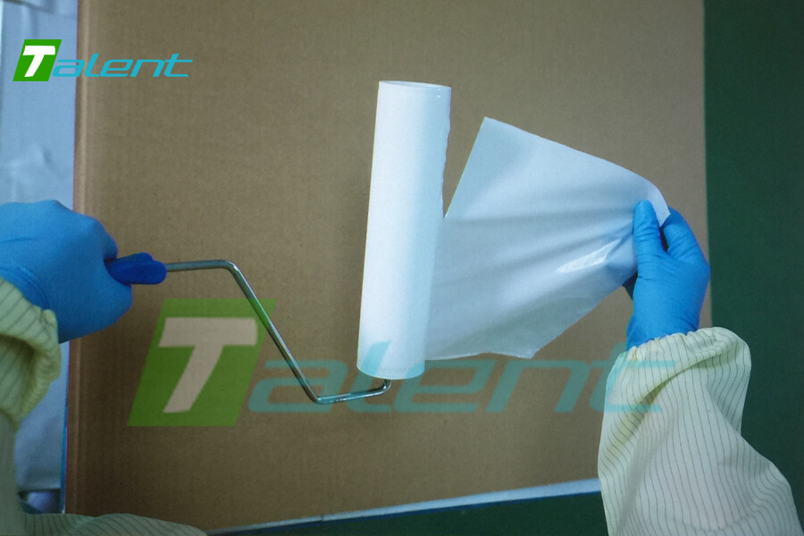 cleanroom adhesive roller